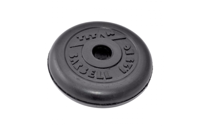 Диск обрезиненный ТИТАН 1,25 кг Диск обрезиненный ТИТАН 1,25 кг