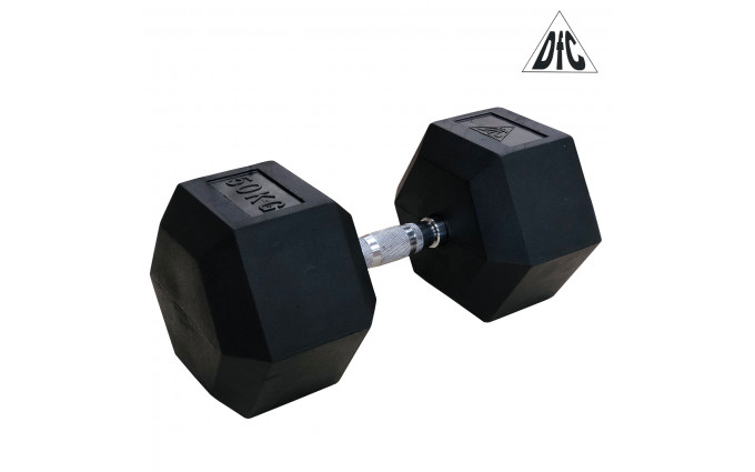 Гантели DFC гексагональные обрезиненные 50 кг. (пара) DB001-50 Гантели DFC гексагональные обрезиненные 50 кг. (пара) DB001-50