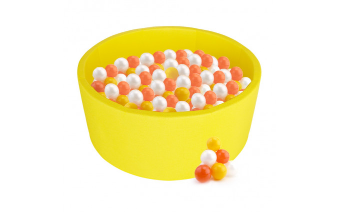 Детский сухой бассейн Kampfer Pretty Bubble (Желтый + 200 шаров желтый/оранжевый/жемчужный) Детский сухой бассейн Kampfer Pretty Bubble (Желтый + 200 шаров желтый/оранжевый/жемчужный)